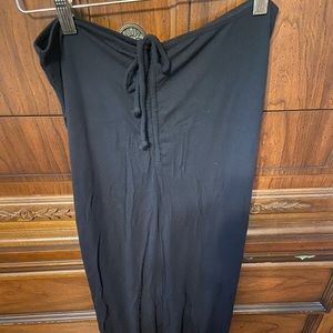 Skims Soft Lounge Ruched Long Skirt